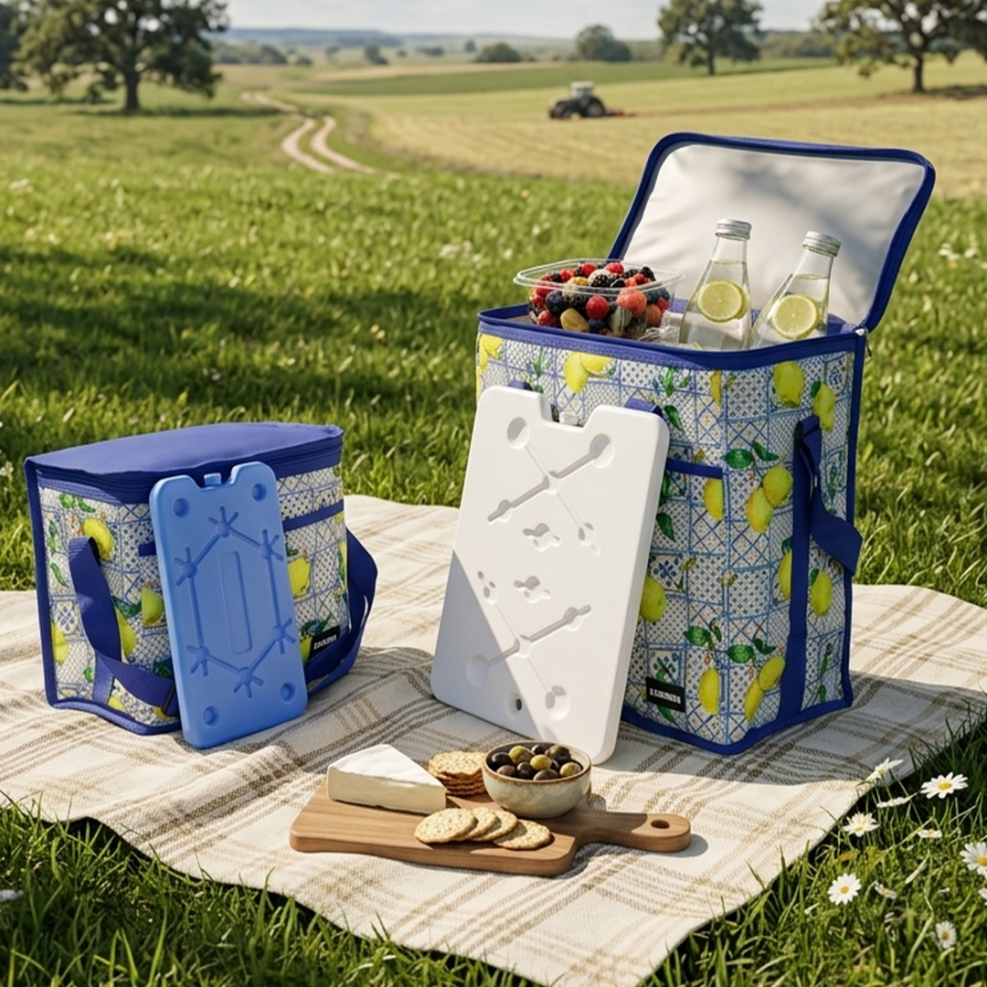 Set 2 sac isothermes 11,5L + 27L + 2 accumulateurs de froid 400ML + 800ML