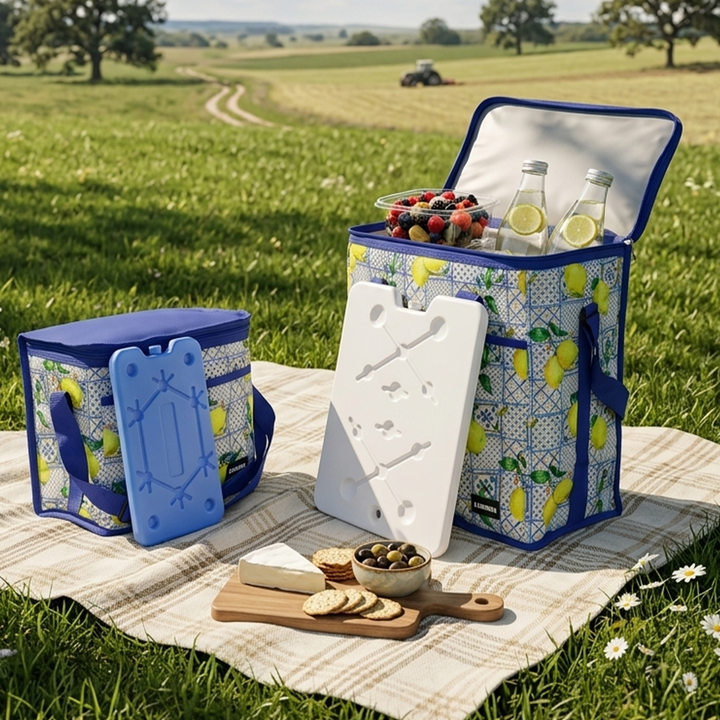 Set 2 sac isothermes 11,5L + 27L + 2 accumulateurs de froid 400ML + 800ML