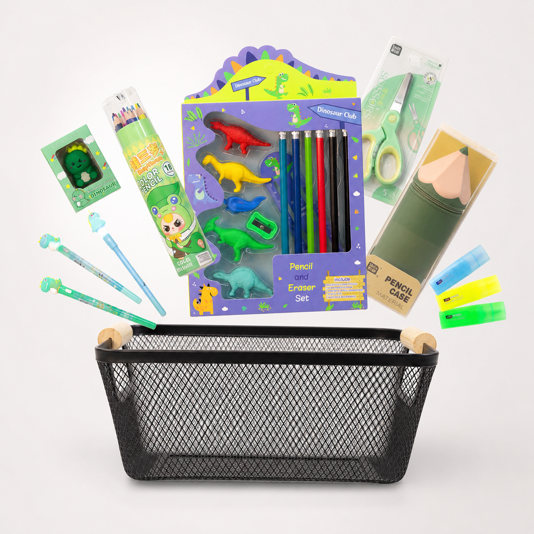 Pack Fournitures Dino 12pcs