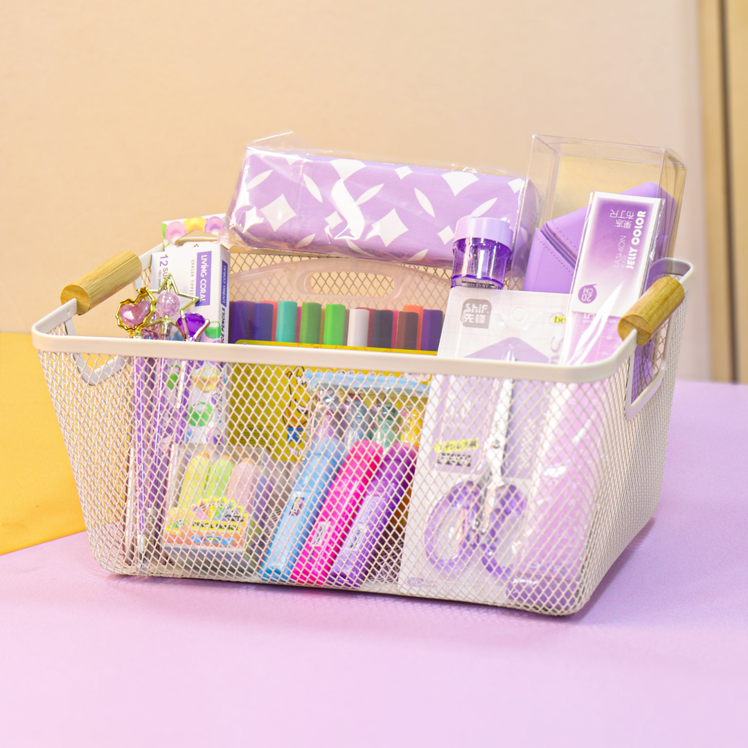 Pack Fournitures Violet 18pcs