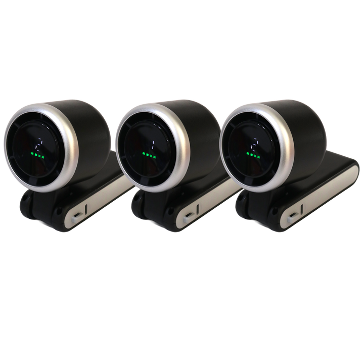 Set 3 mini ventilateurs 17cm USB
