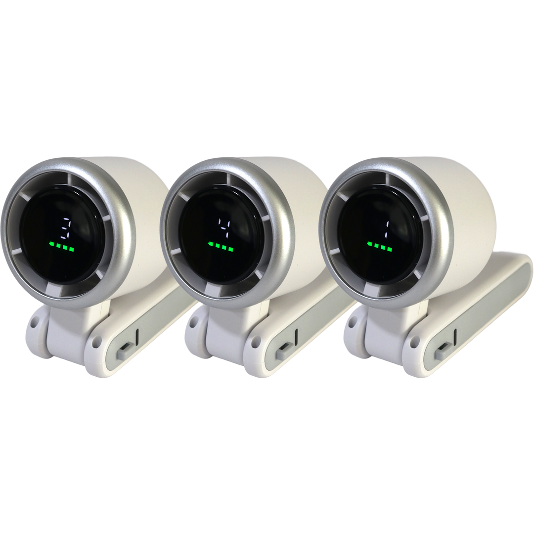 Set 3 mini ventilateurs 17cm USB
