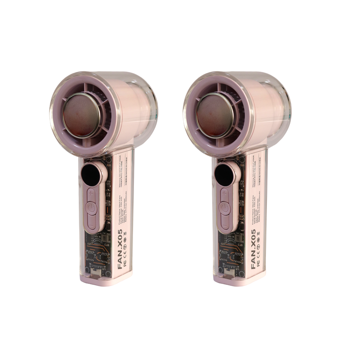 Set 2 mini ventilateurs 15cm USB