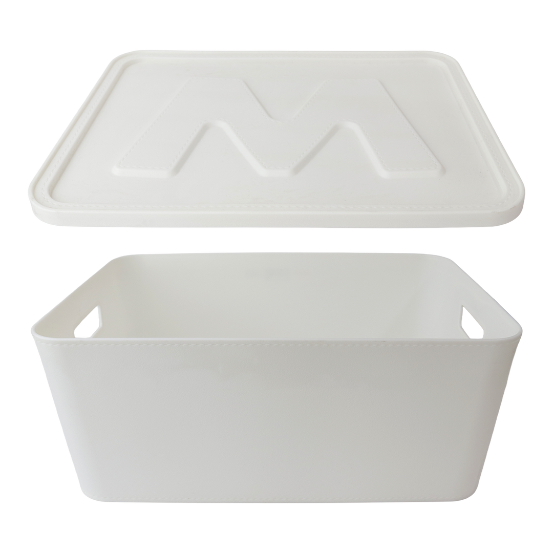 Set 3 boîtes de rangement en plastique 8L + 14L + 20L