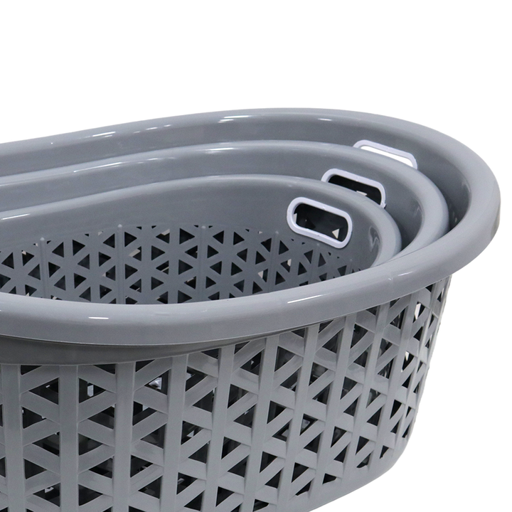 Etendoir en plastique + 3 paniers à linge 44cm + 52cm + 60cm