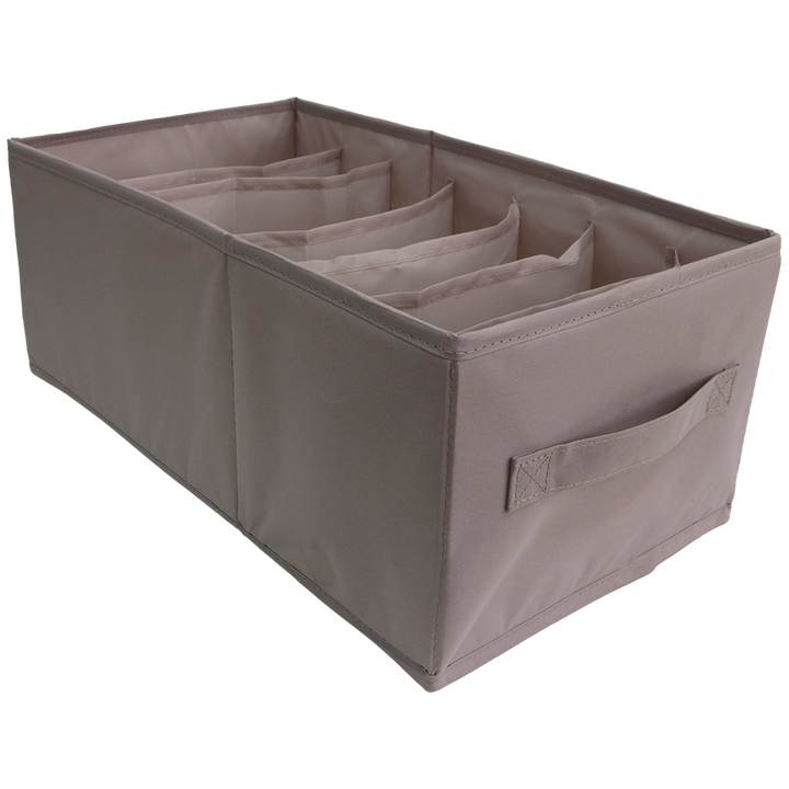 Panier de rangement multi-usage à 7 compartiments 45x25x18cm