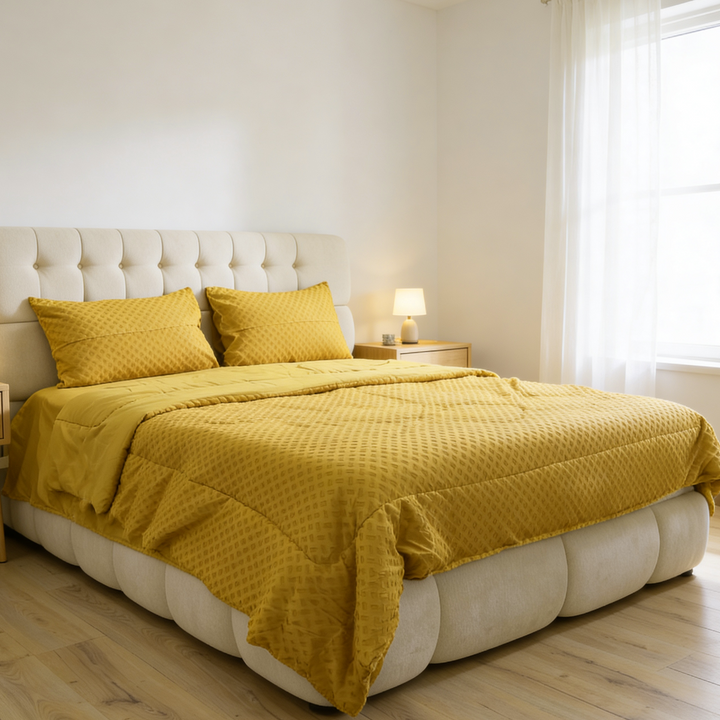 Parure de lit 4pcs 2x220x240cm / 2x50x70cm modèle 4