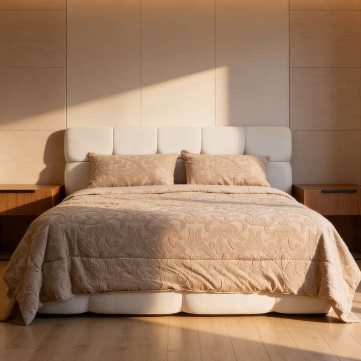 Parure de lit 4pcs 2x220x240cm / 2x50x70cm modèle 2