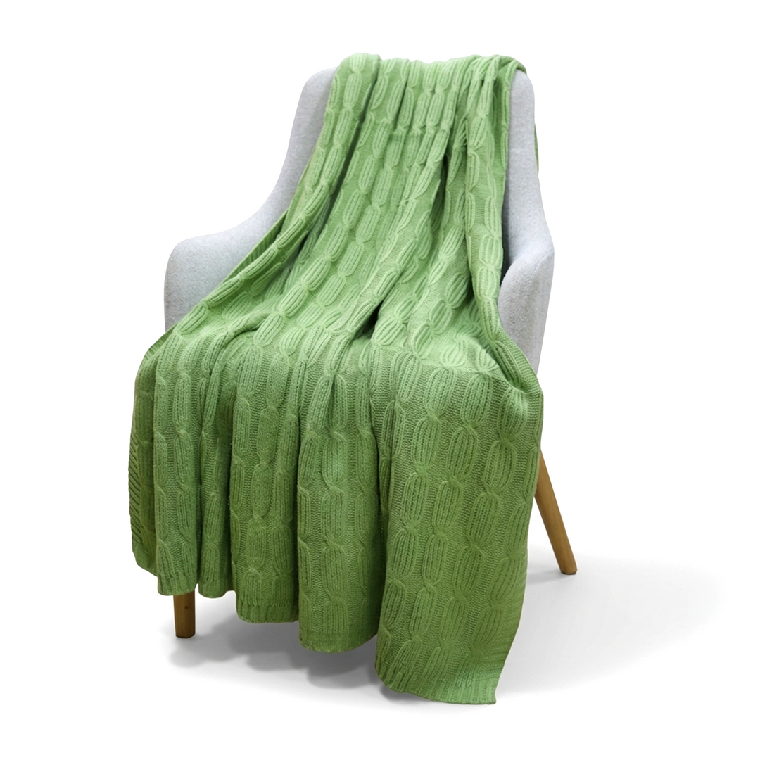 Plaid vert 130x180cm