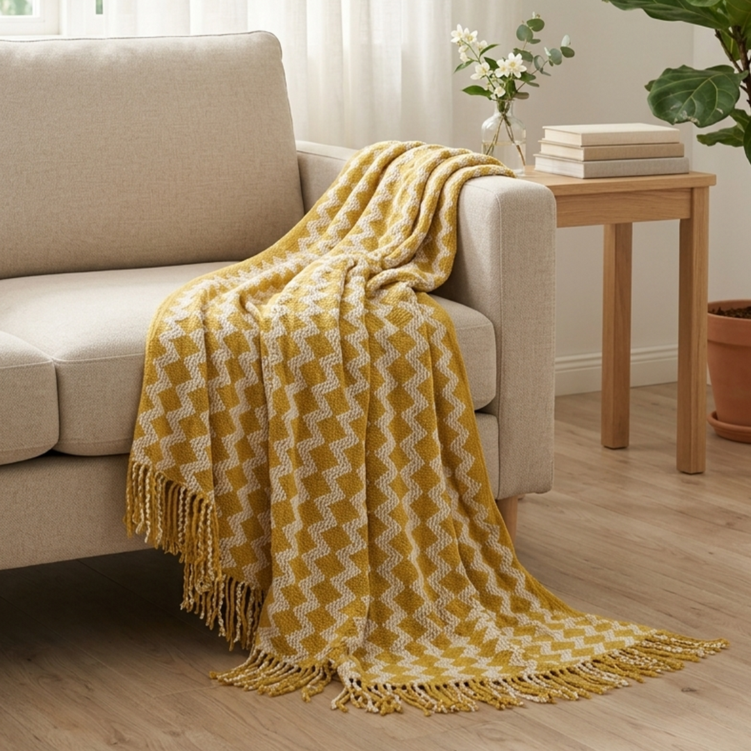 Plaid zigzag 130x170cm