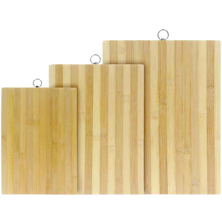 Set 3 planches à découpe en bois 34cm + 36cm + 40cm