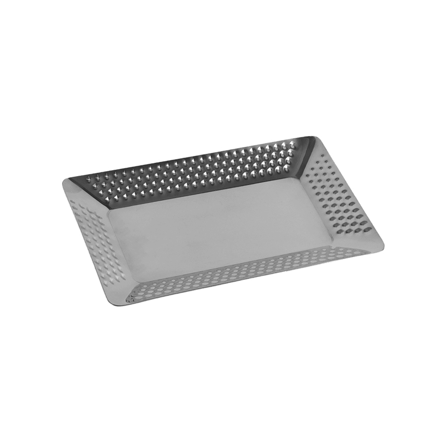 Plat rectangulaire en métal 30x20cm - Saga Cuisine