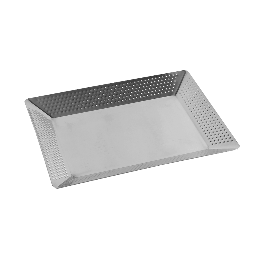 Plat rectangulaire en métal 34x24cm - Saga Cuisine