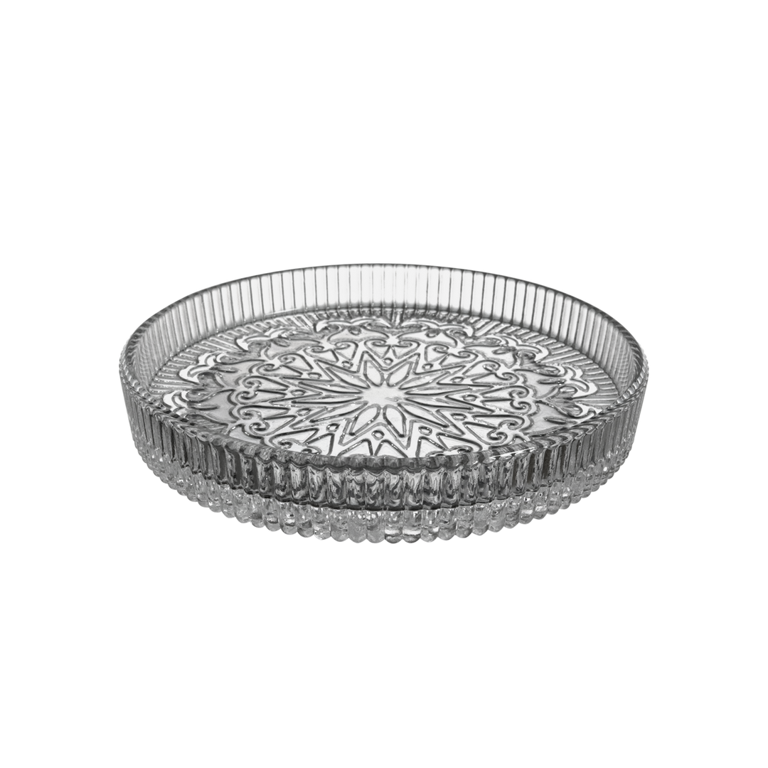 Set 12 assiettes 11,50cm en verre