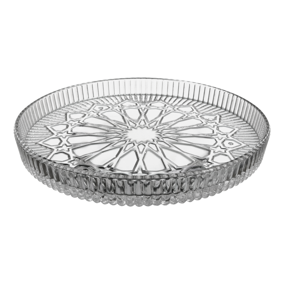 Set 6 assiettes 15,50cm en verre