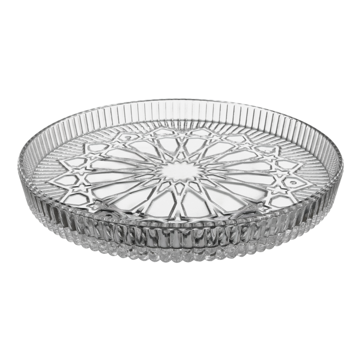 Set 6 assiettes 15,50cm en verre