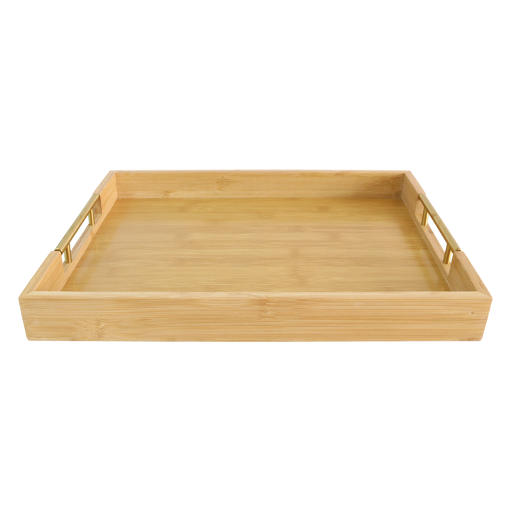 Set 3 plateaux en bambou rectangulaires 45cm+41cm+37cm