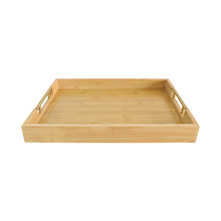 Set 3 plateaux en bambou rectangulaires 45cm+41cm+37cm