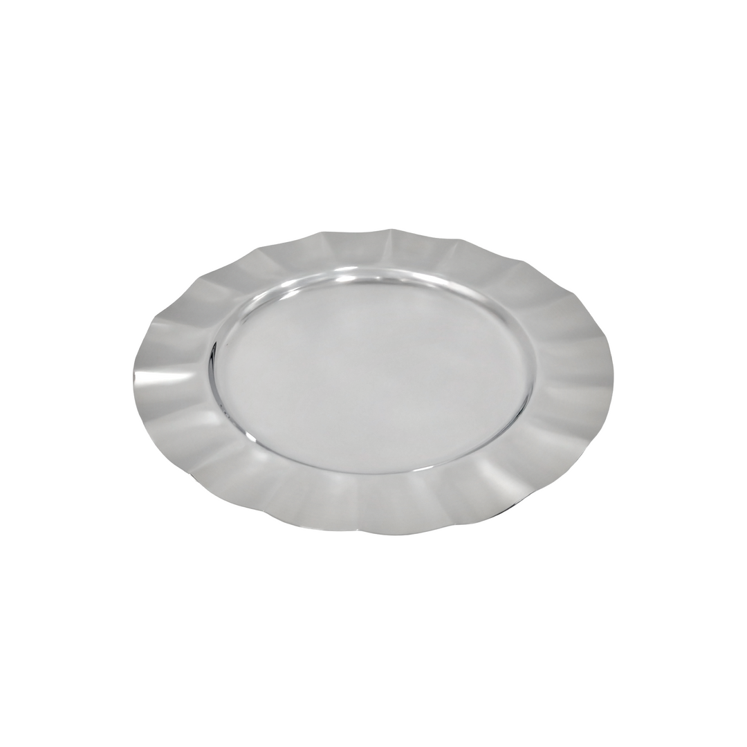 Plat en inox rond 35cm