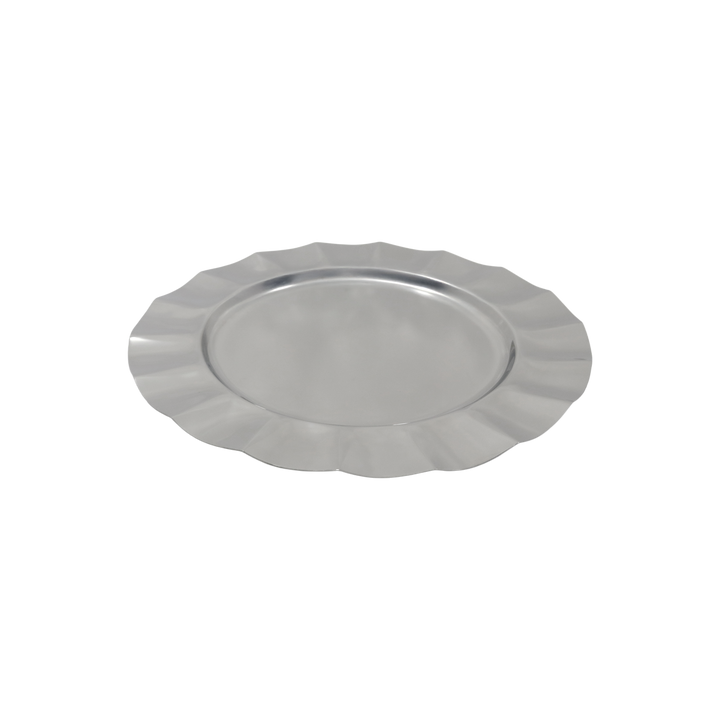 Plat en inox rond 35cm