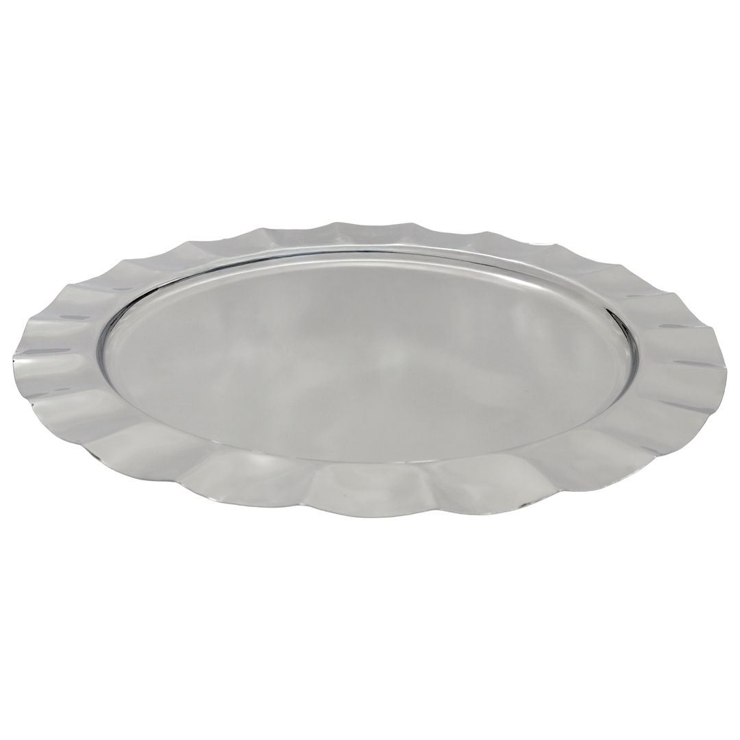 Plat en inox rond 45cm