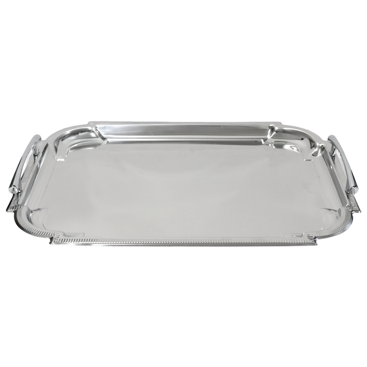 Plateau en inox rectangulaire 56x42cm