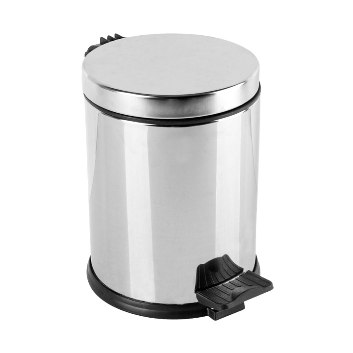 Poubelle à pédale en inox 12L - Saga Cuisine