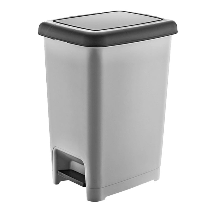 Poubelle pédale slim 60L sans seau - Saga Cuisine