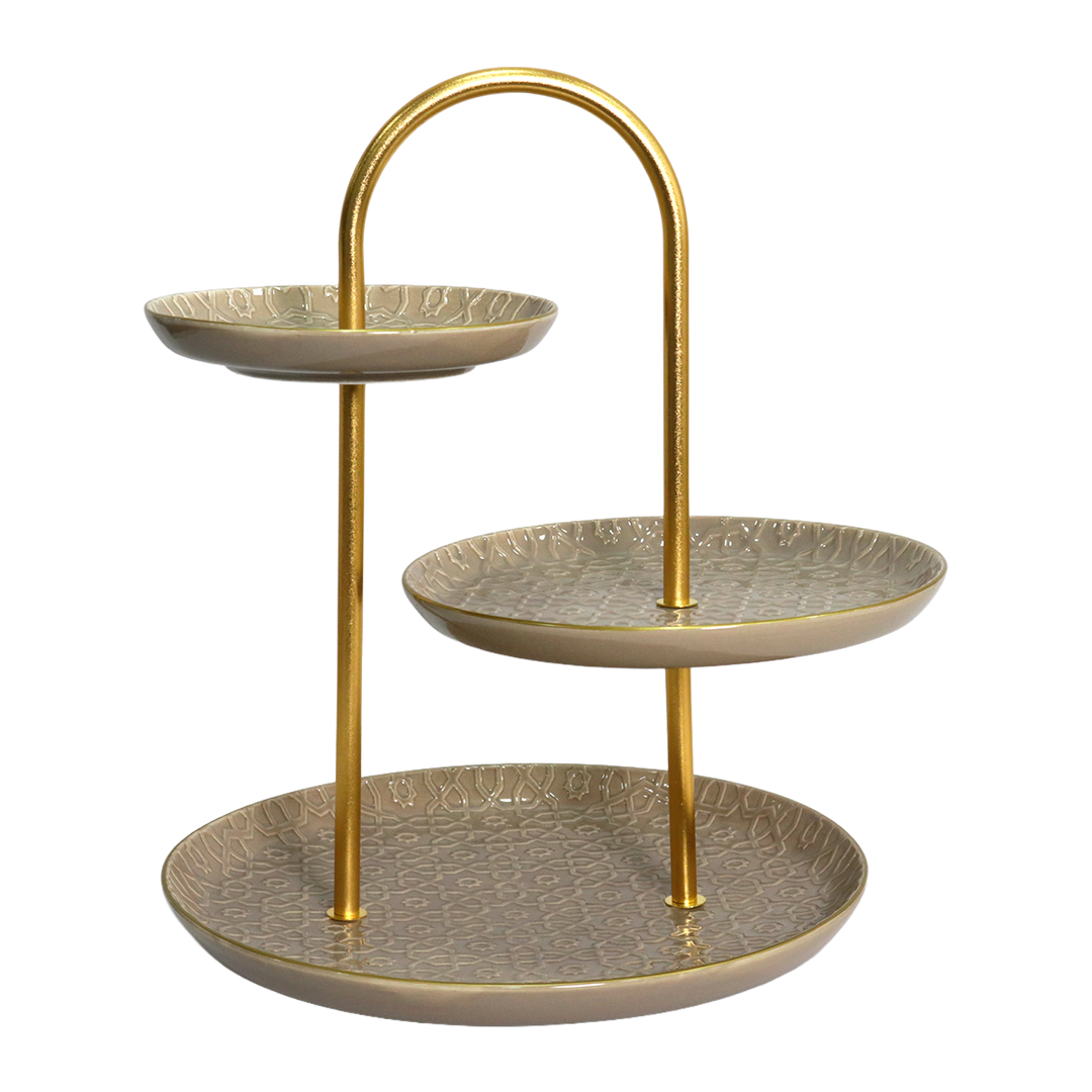 Service de table marron 31pcs