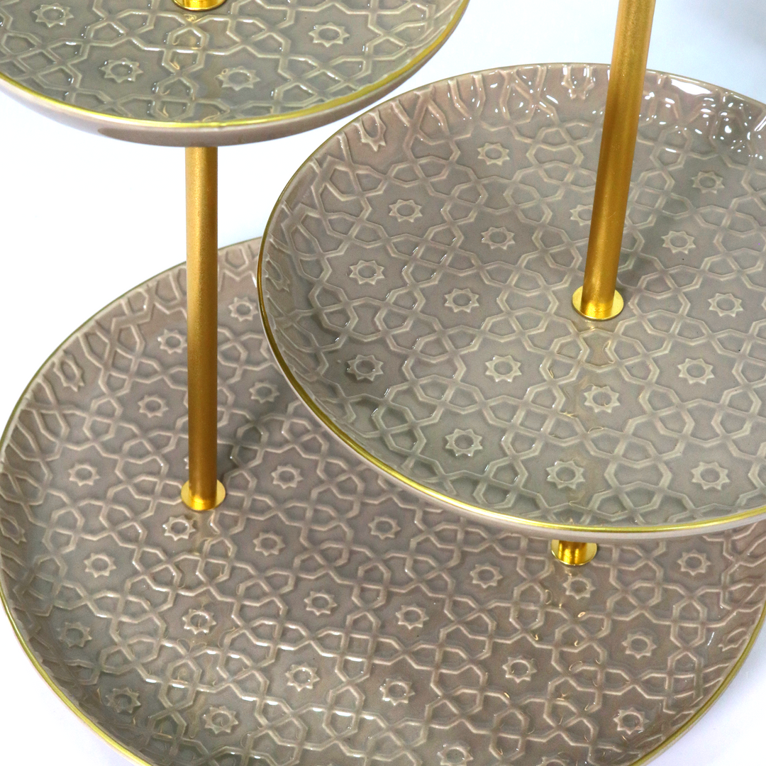 Service de table marron 31pcs