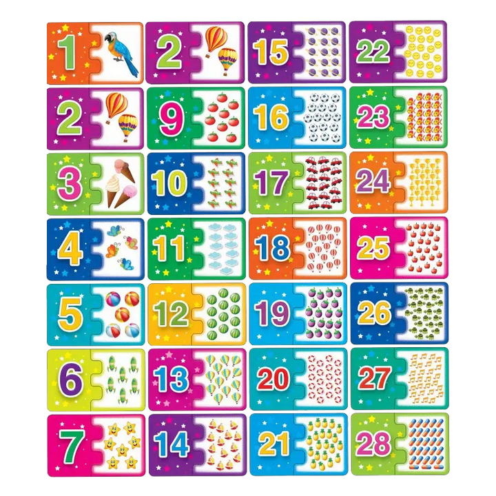 Puzzle chiffre anglais kids 52 pcs