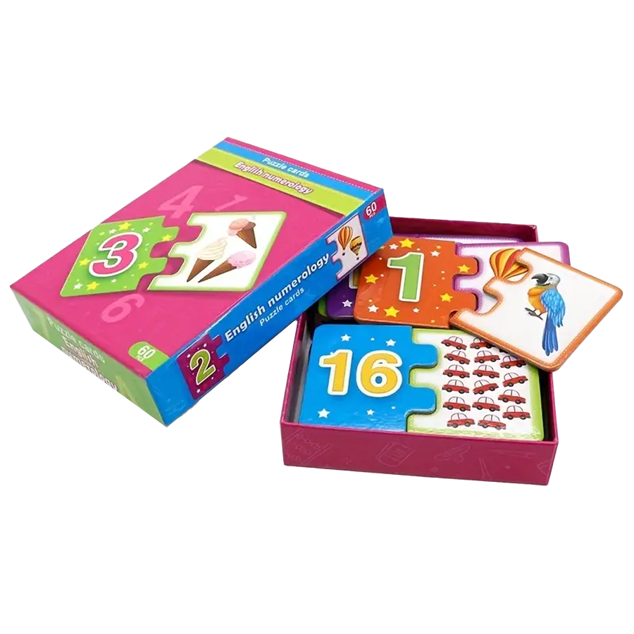 Puzzle chiffre anglais kids 52 pcs