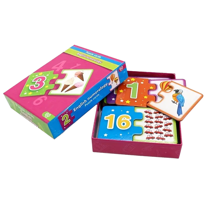 Puzzle chiffre anglais kids 52 pcs