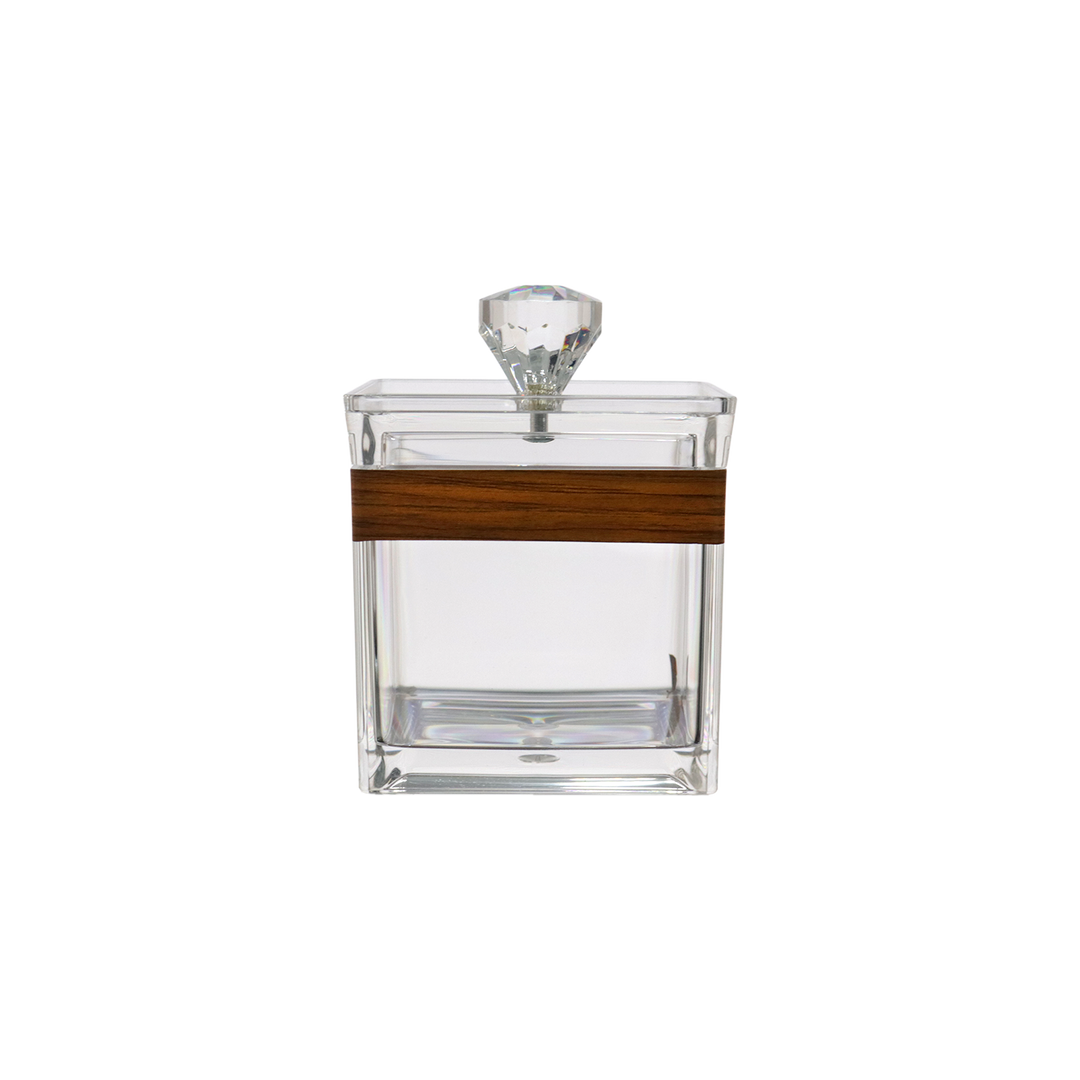 Set 3 boîtes carrées en plexiglass 300ML + 500ML + 700ML