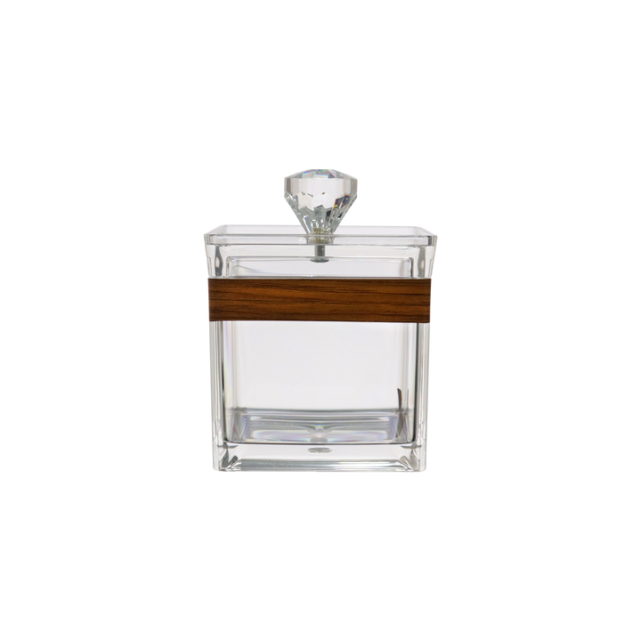 Set 3 boîtes carrées en plexiglass 300ML + 500ML + 700ML