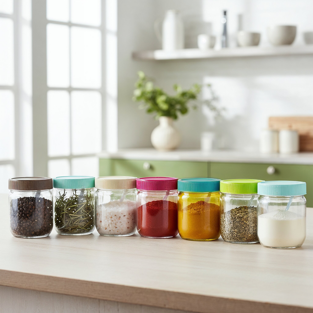 Set 30 pots en verre 425ML