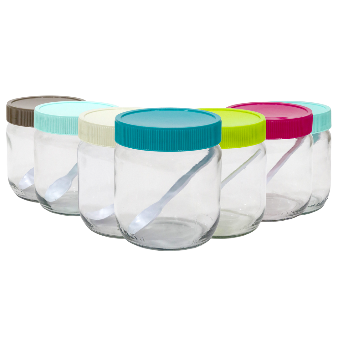 Set 30 pots en verre 425ML