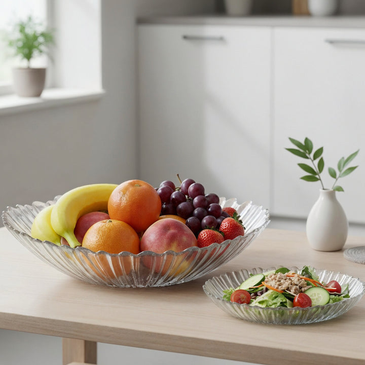 Set assiette creuse ovale 33cm + 3 assiettes ovale 25cm