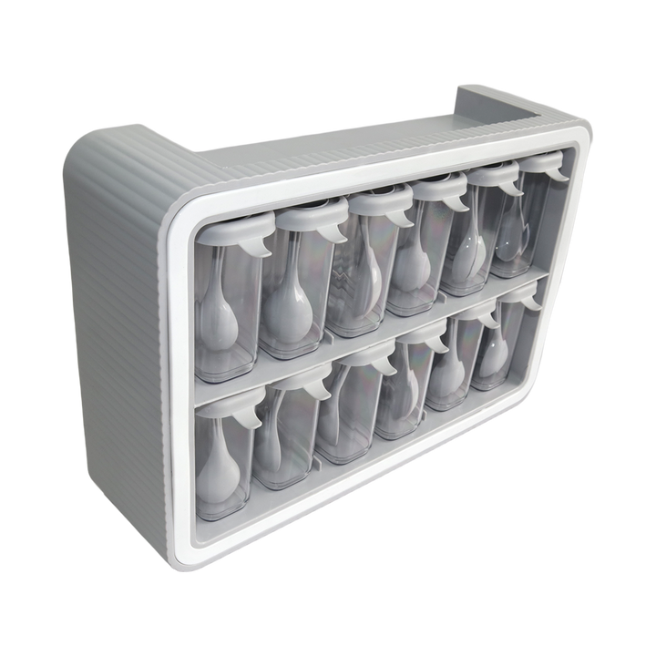 Service à épices 12pcs avec support
