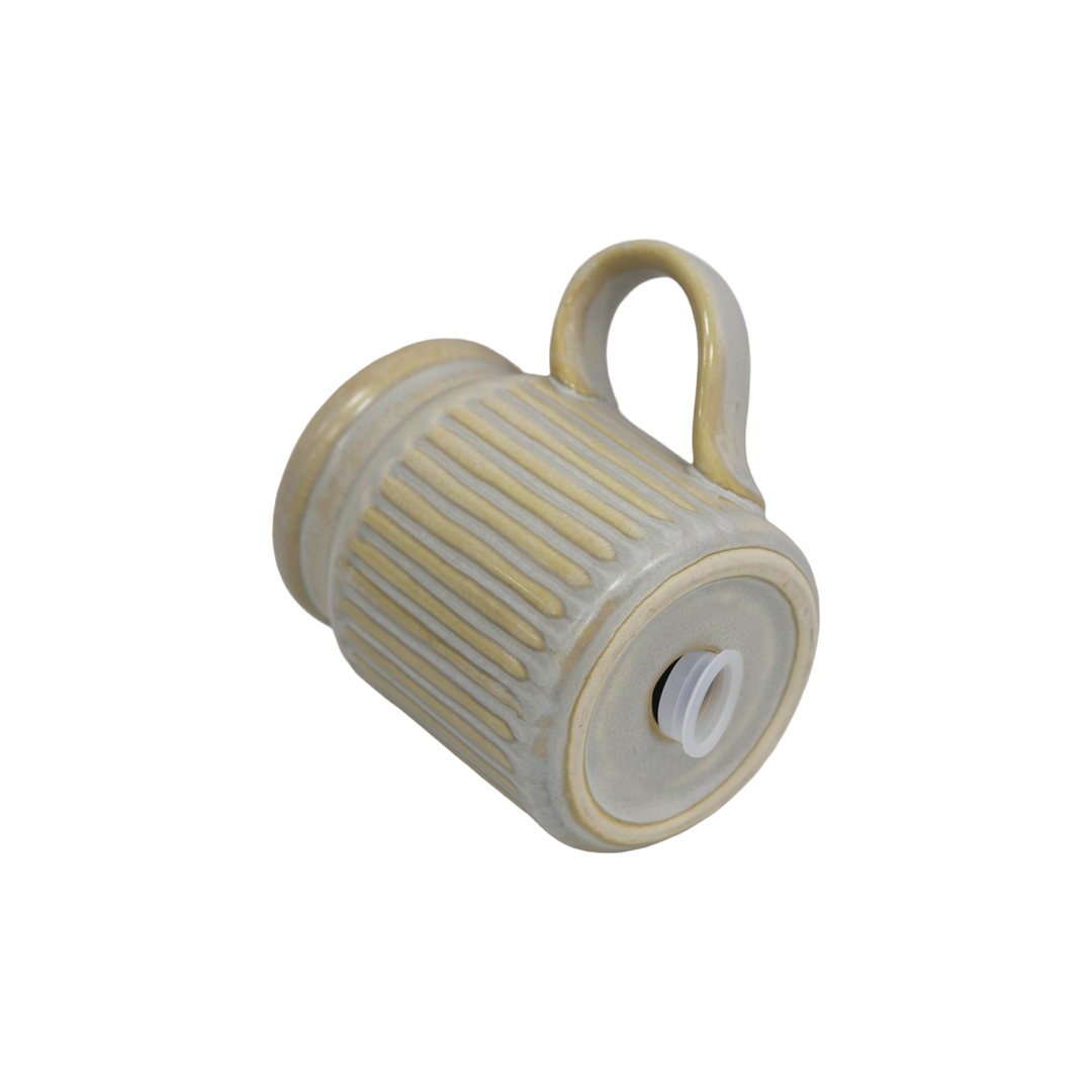 Set 2 huiliers 420ML + 2 salières 7x9cm en céramique