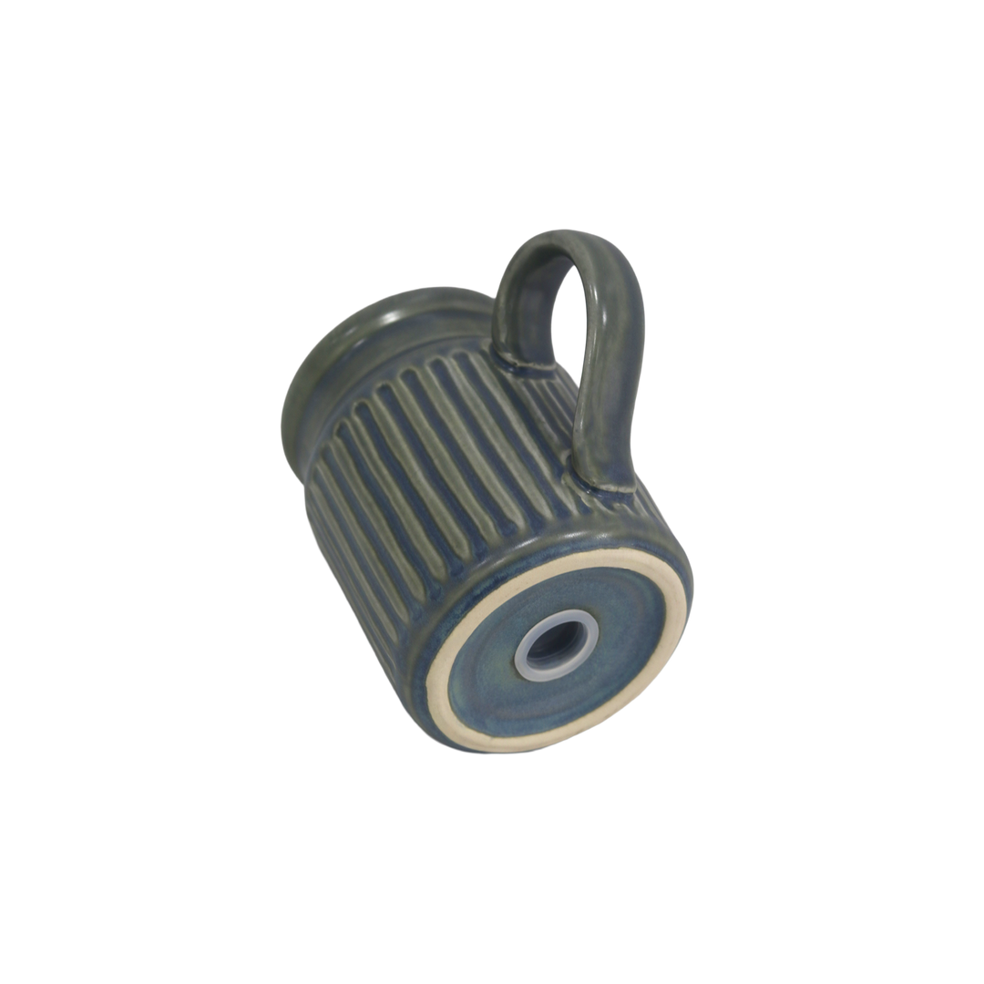 Set 2 huiliers 420ML + 2 salières 7x9cm en céramique