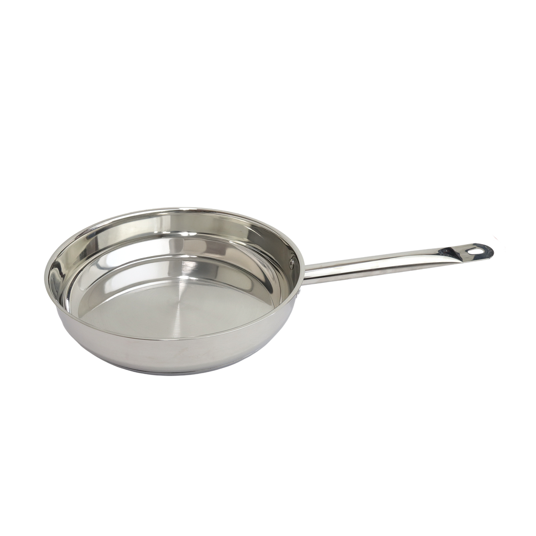 Poêle en inox 26cm 3L