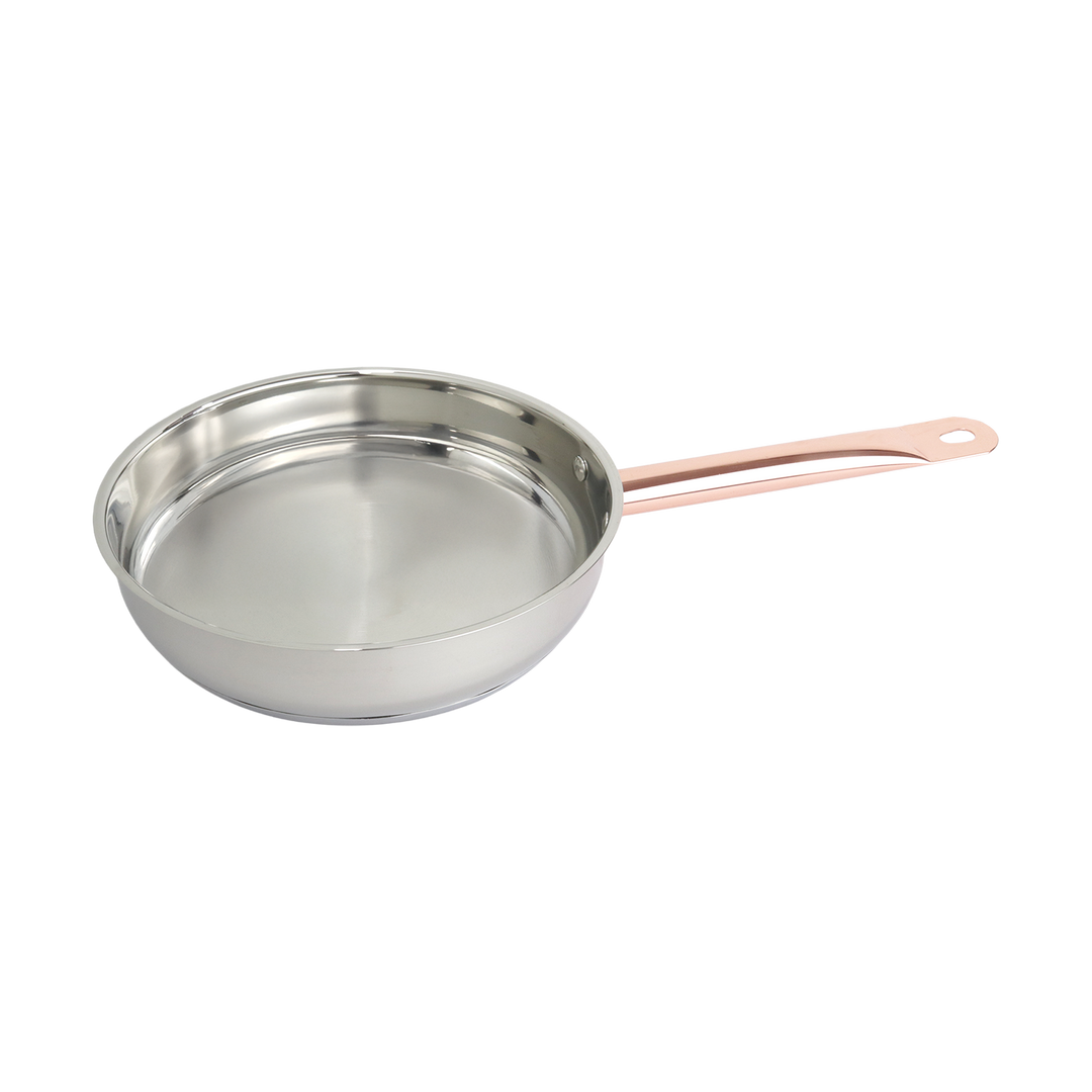 Poêle en inox 26cm 3L