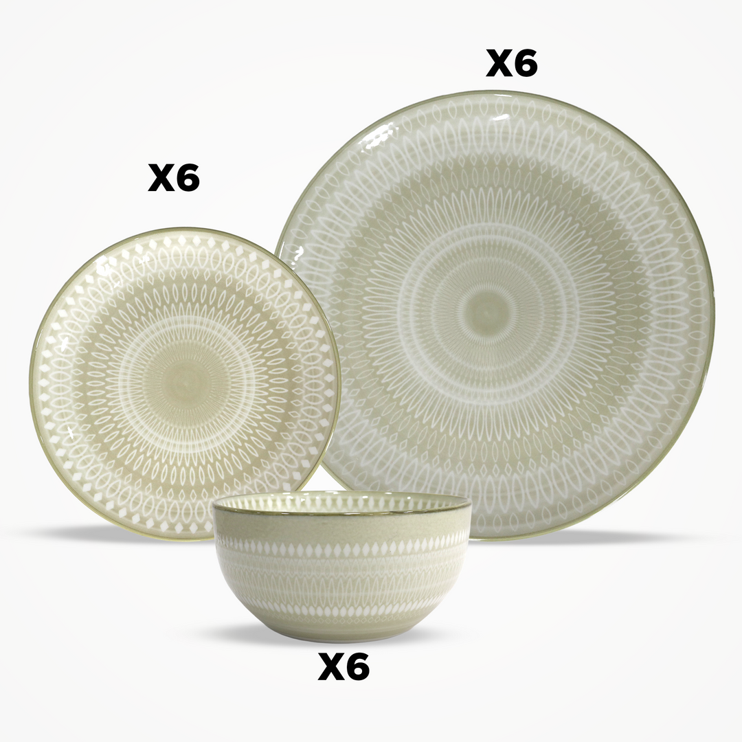 Service de table 18pcs GHK PAD PRINT