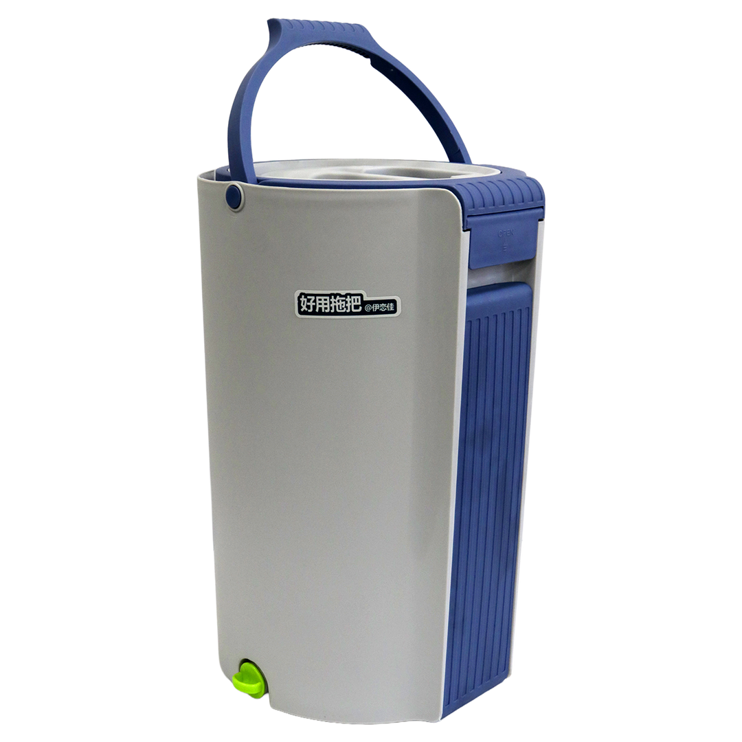 Seau rond 23x41cm + mop + 5 recharges