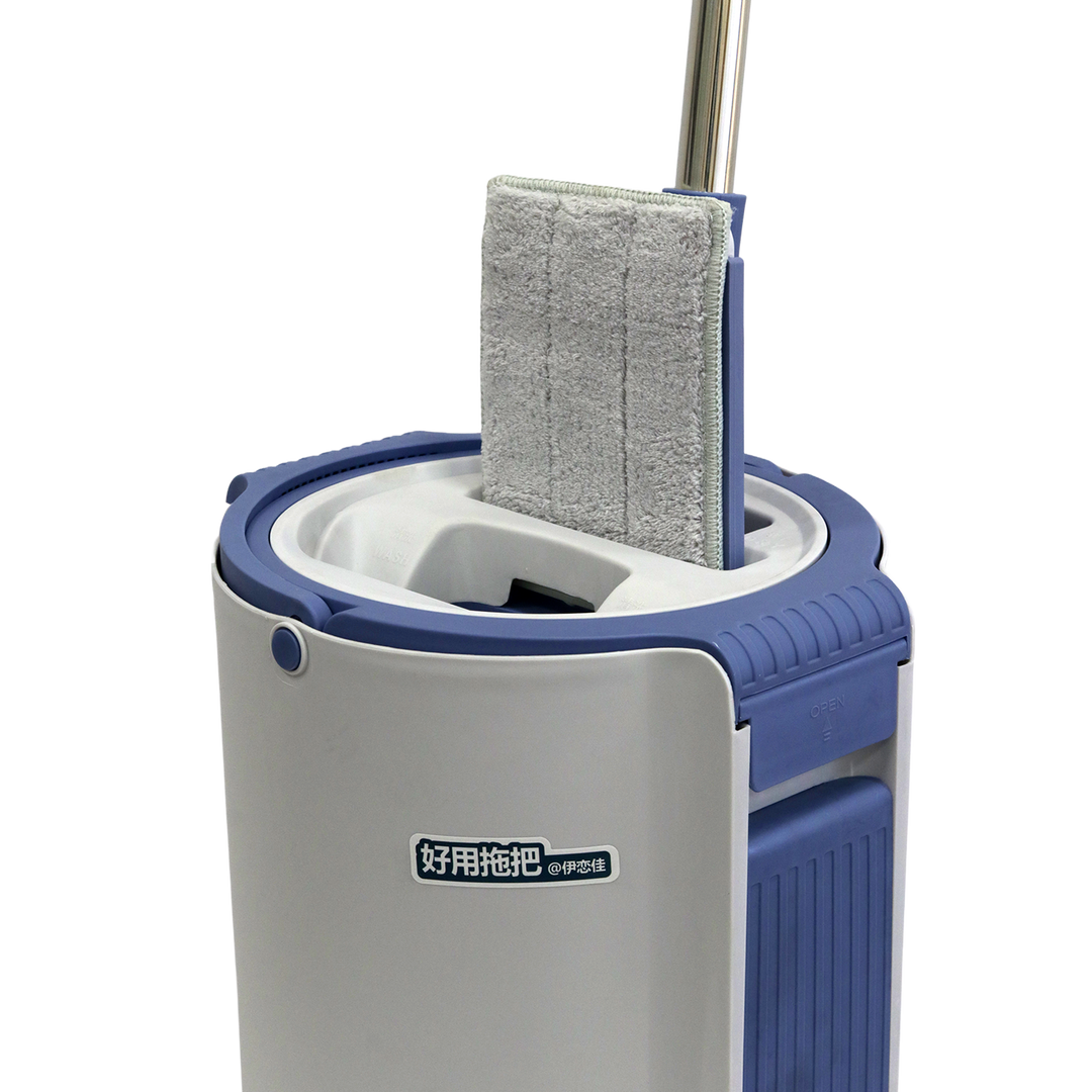 Seau rond 23x41cm + mop + 5 recharges