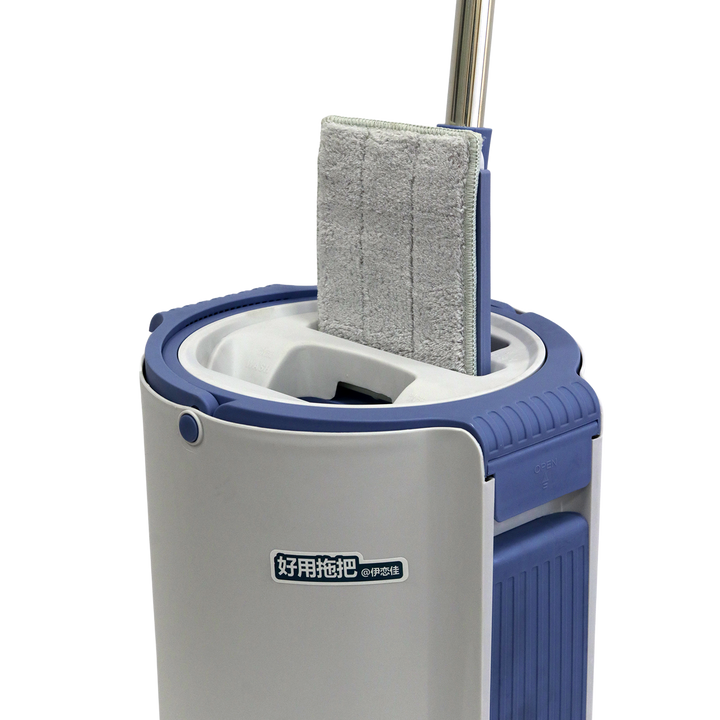 Seau rond 23x41cm + mop + 5 recharges