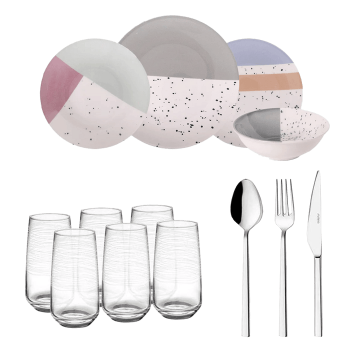 Service de table 48pcs - Saga Cuisine