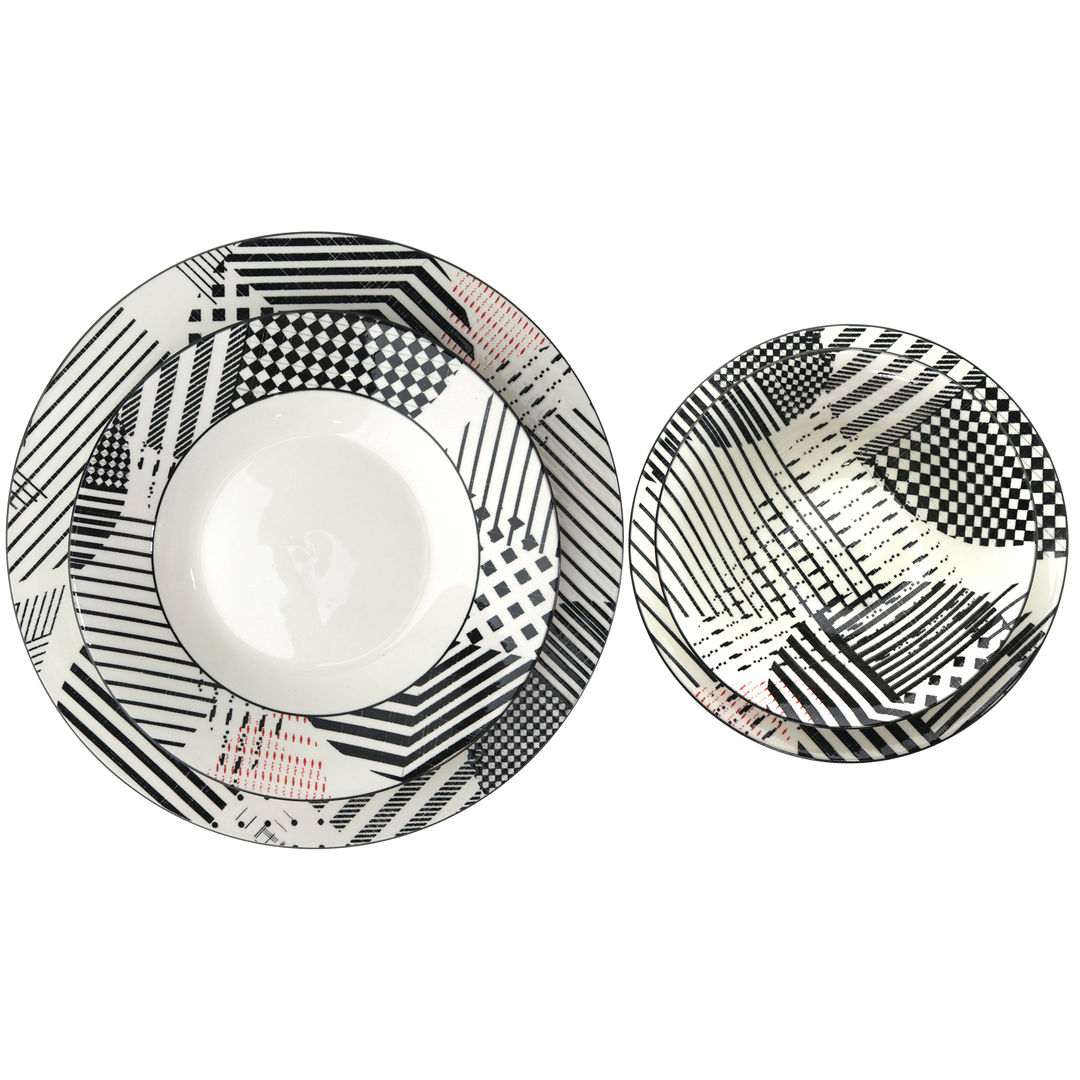 Service de table 24pcs noir