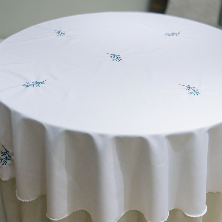 Nappe de table 180cm + 12 serviettes 38cm